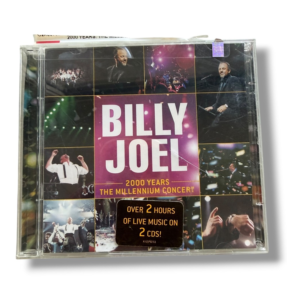 Billy Joel 2000 Years The Millennium Concert Live Album 2 CD Set Columbia‎ 63792